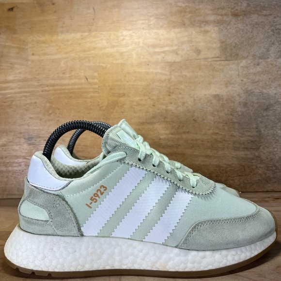 adidas Shoes - Adidas I-5923 SUEDE Womens Size 6.5 Running Shoes Sneakers Mint Green